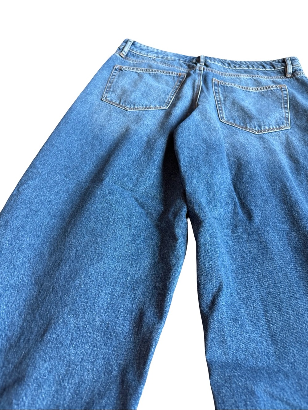 Rivete Loft Barrel Jeans Medium Wash Denim 100% Cotton Flattering Size 32 Womens - Picture 14 of 16